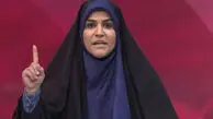استایل سحر امامی مجری شیرزن در خارج با روسری پلنگی