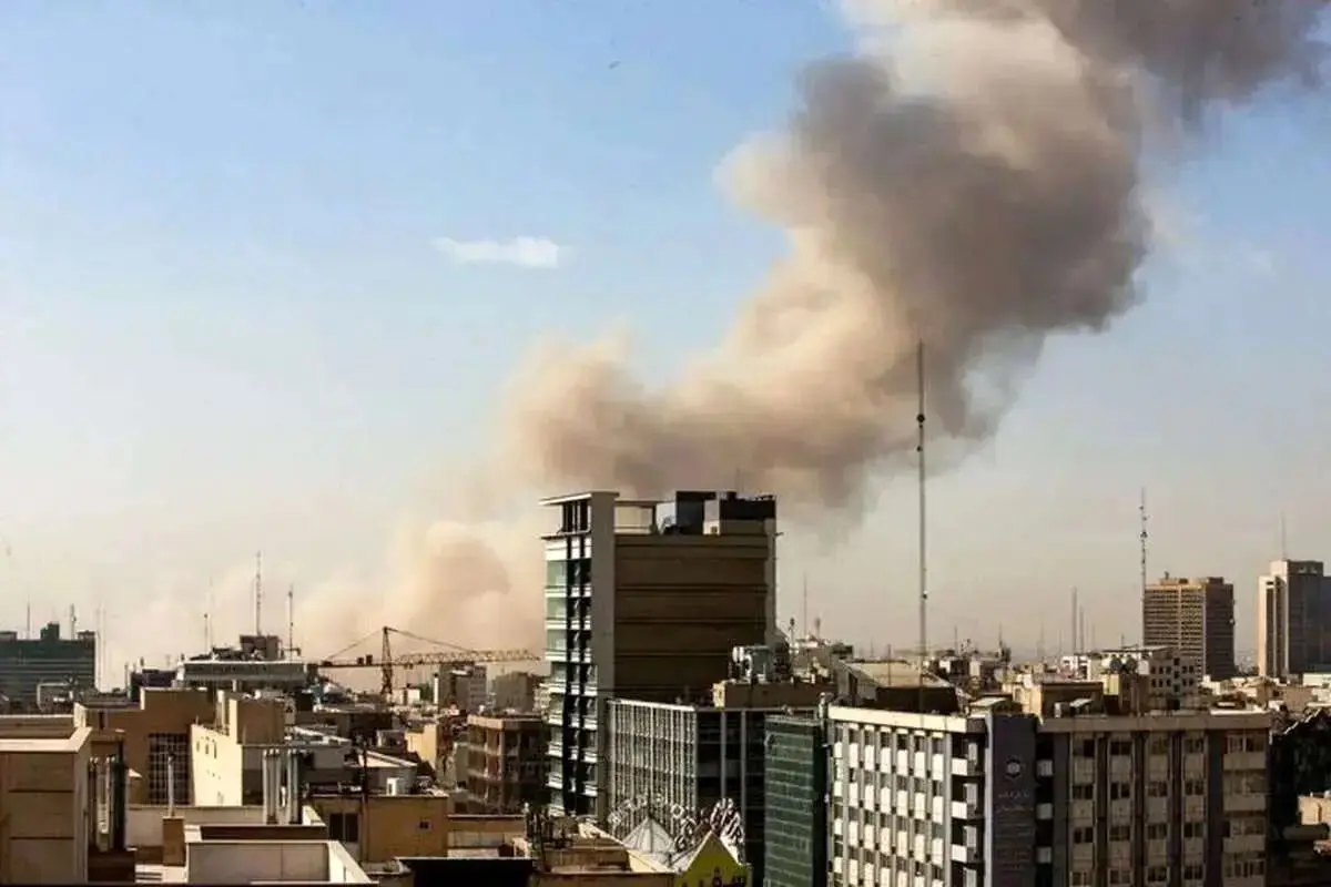 شنیده شدن صدای انفجار در مناطقی از تهران