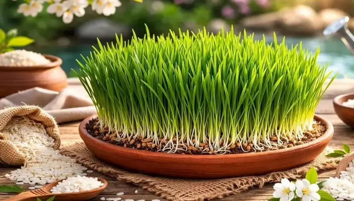 چگونه سبزه برنج زیبا برای عید نوروز درست کنیم؟