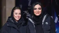 ژست‌های عکاسی «لیندا کیانی و الناز حبیبی» در جشنواره فجر؛ سال 96
