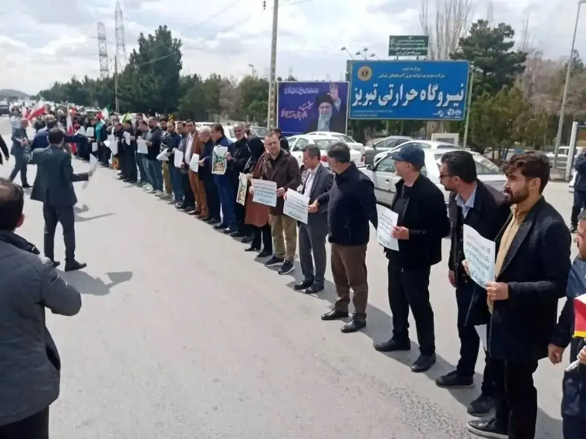واکنش عجیب ترامپ به زنجیره انسانی ایرانیان در برابر نیروگاه‌ها