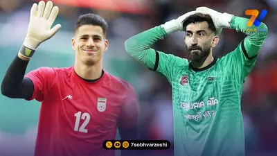 سایه بلند علیرضا بیرانوند روی سر پیام نیازمند