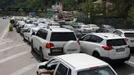 ترافیک سنگین در چالوس، هراز و آزادراه تهران شمال