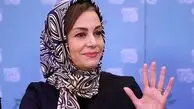 عکس| حضور مریلا زارعی، خانم بازیگر در تجمع دیشب در میدان تجریش