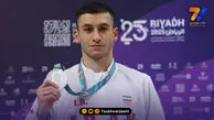 کاراته باز هم مدال آورد؛ نقره برای مرتضی نعمتی