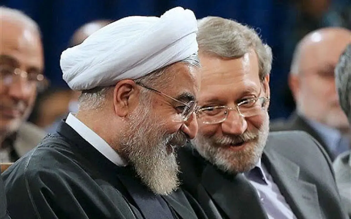جشن عروسی پسر شهید علی لاریجانی با حضور حسن روحانی