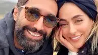 سمانه پاکدل و همسرش در عروسی محمدرضا گلزار/ تصویری که از باغ تالار منتشر شد + عکس