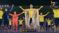 ماشین لاکچری رونالدو همرنگ پیراهن النصر! +عکس