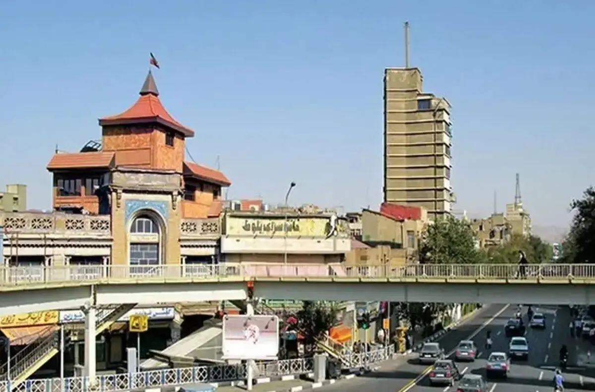 عکس| سفر به ایران قدیم؛ «میدان مخبرالدوله تهران» در دهه 20 شمسی