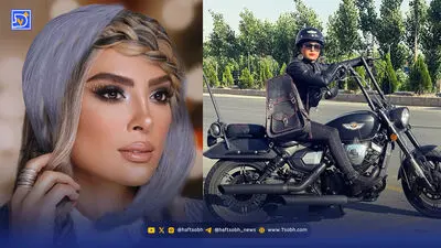 لاله مرزبان با استایل تمام مشکی ورساچه روی فرش قرمز ونیز