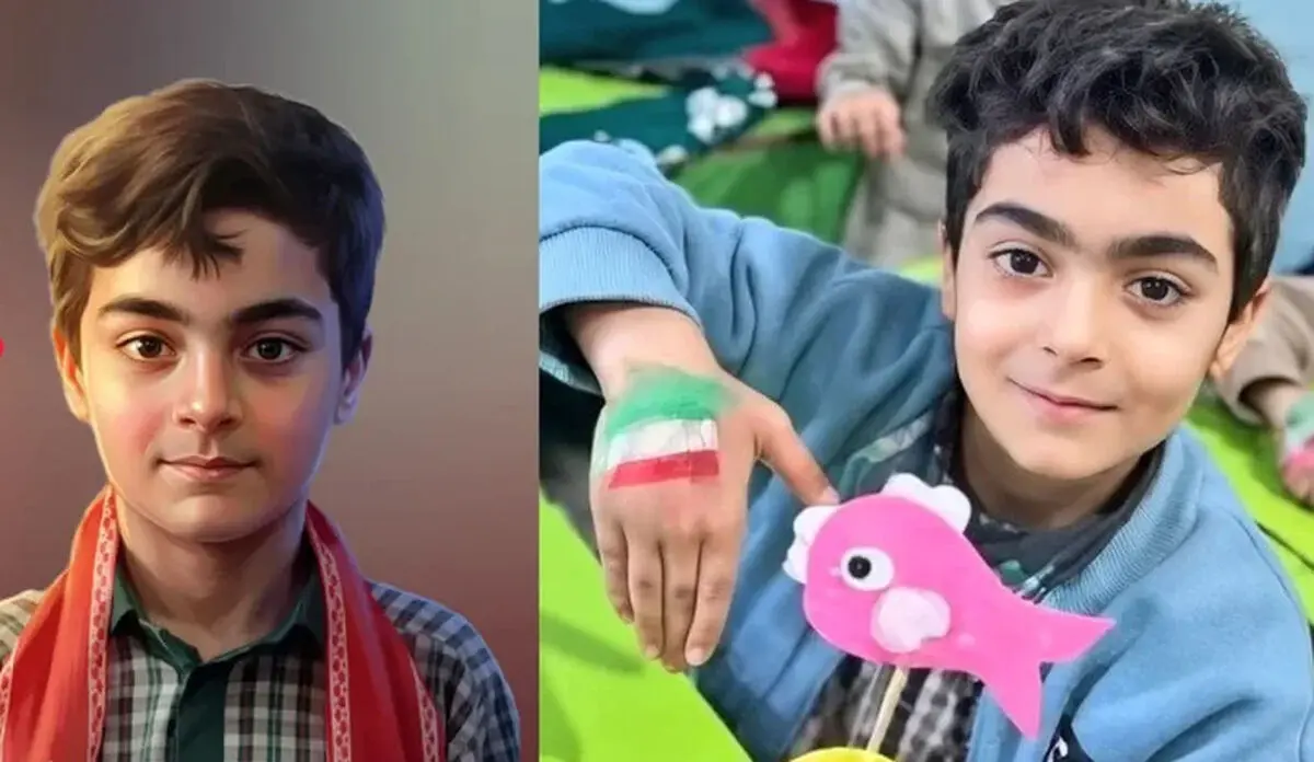 بیوگرافی تلخ ماکان نصیری شهید 7 ساله مدرسه شجره طیبه میناب