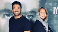 مهناز افشار و محمدرضا گلزار کنار دیگ نذری امام حسین + تصویر