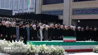 عکسی از فرزندان رهبر شهید انقلاب در کنار همسر شهیده بشری خامنه‌ای/ محمدی گلپایگانی هم بود