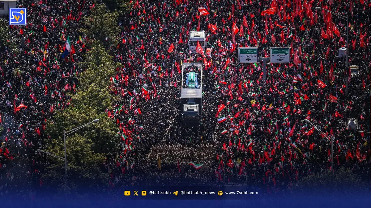 رستاخیز ملی در مراسم تشییع آقای شهید ایران