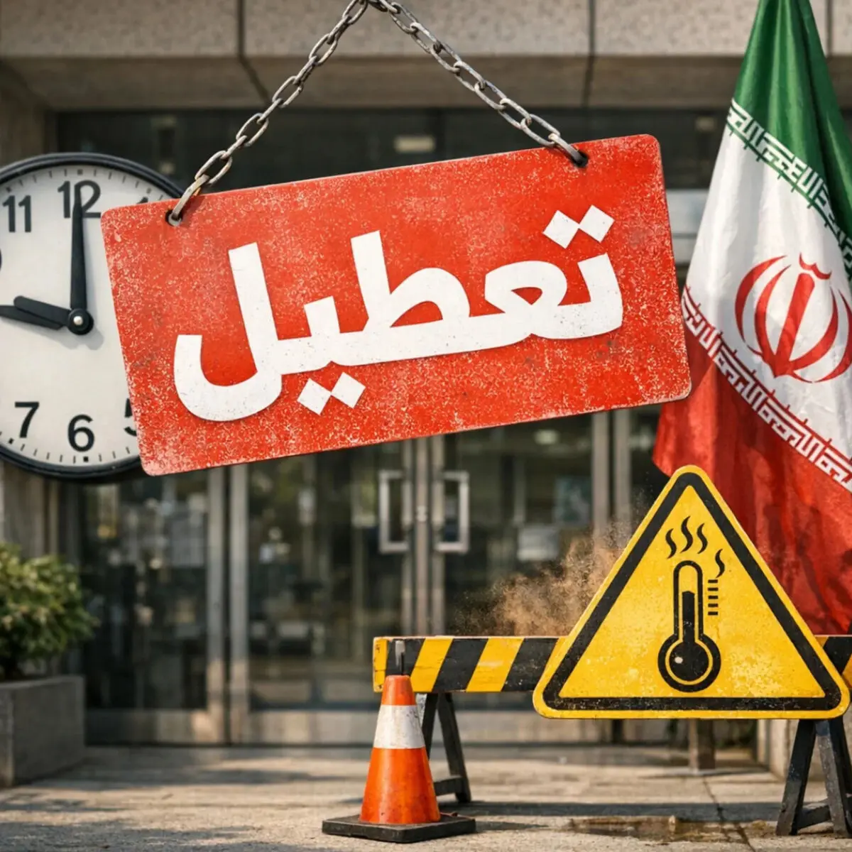 فوری / تعطیلی ادارات فردا چهارشنبه ۱۷ تیر ۱۴۰۵ + اسامی استان ها