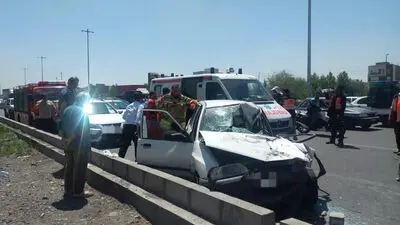 حادثه دلخراش در جاده طبس–یزد / یک کودک جان باخت و ۶ نفر زخمی شدند