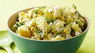 طرز تهیه سالاد سیب‌زمینی و ذرت