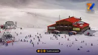 خوشحالی اسکی بازان از بارش اولین برف در توچال