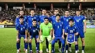 ازبک ها با لباس آبی مقابل تیم ملی