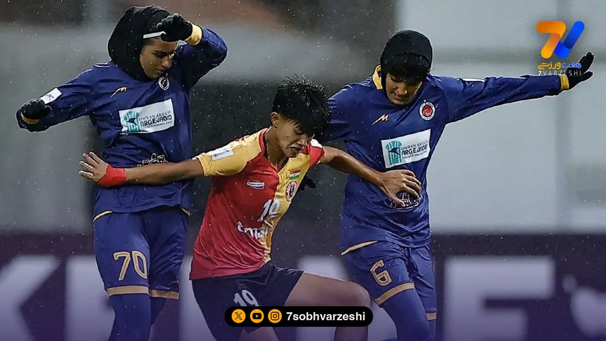 شکست ۳-۱ خاتون بم مقابل بنگال شرقی