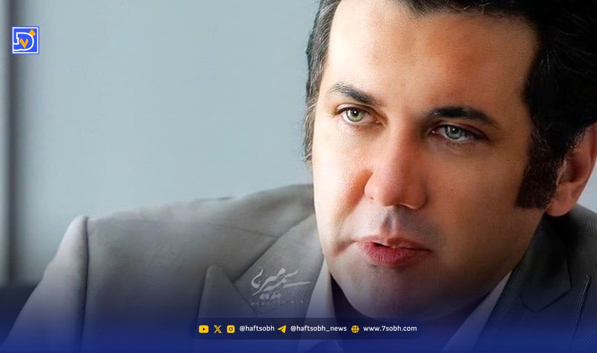 تیپ لاکچری حسام نواب صفوی کنار برج ایفل+ کپشن عجیبش