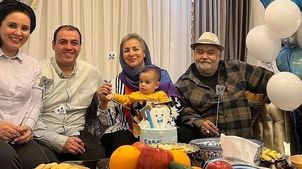 اختلاف سنی اکبر عبدی با نینا همسرجوانش
