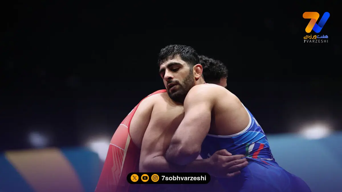 پیروزی ساروی مقابل کشتی‌گیر میزبان