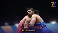 پیروزی ساروی مقابل کشتی‌گیر میزبان