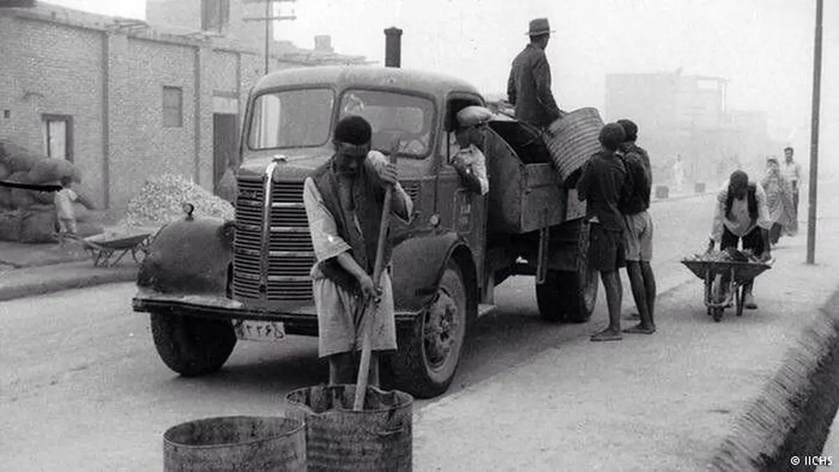 تک عکس: کامیون خدمات شهری در دوره قاجار