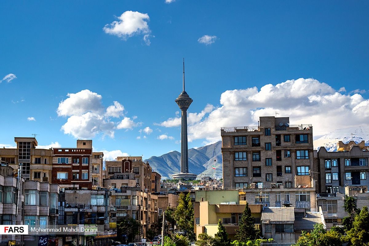 شاخص آلودگی هوای تهران امروز 1 فروردین 1404