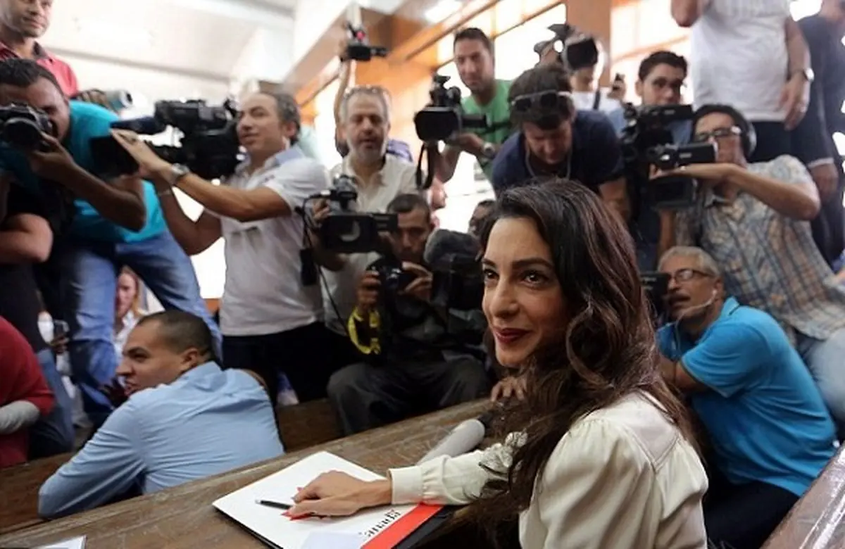 همسر جرج کلونی وکیل مدافع روزنامه نگاران شد