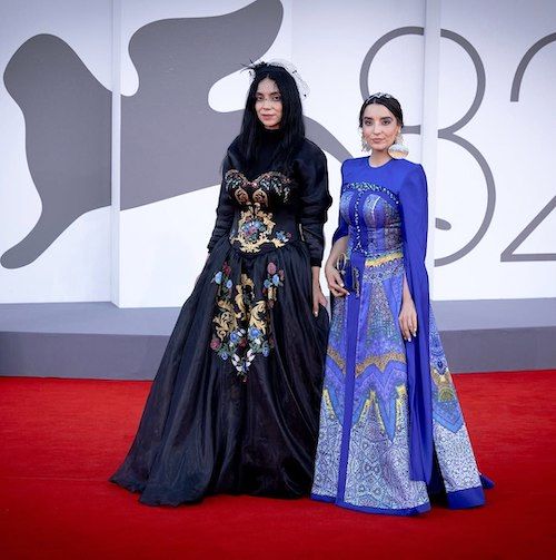 فائزه راد روی فرش قرمز ونیز