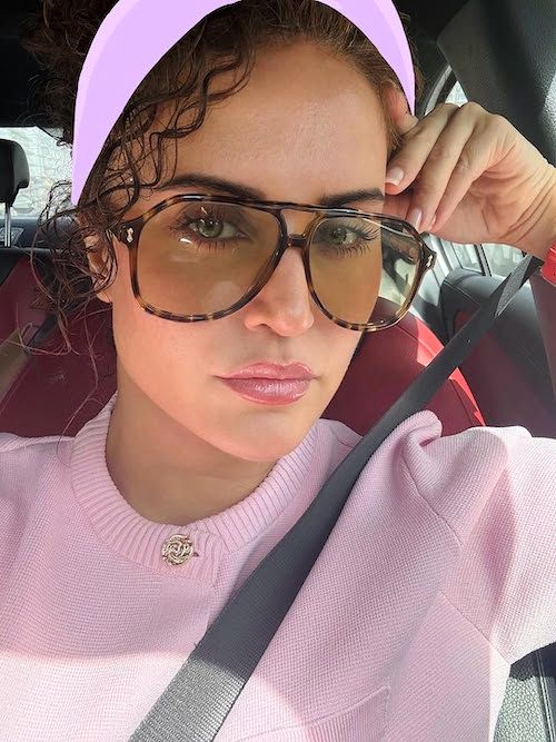 استایل صورتی الناز شاکردوست