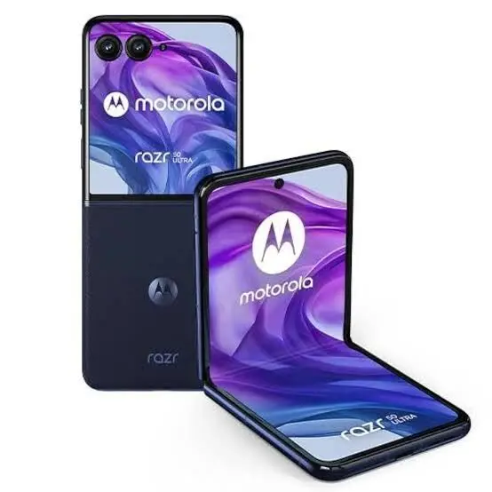 موتورولا Razr 50 Ultra 12GB RAM، 512GB فضای ذخیره سازی، 5G - آبی نیمه شب