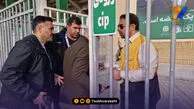 درگیری حین ورود مربیان تیم ملی و رییس سازمان لیگ به ورزشگاه اراک!