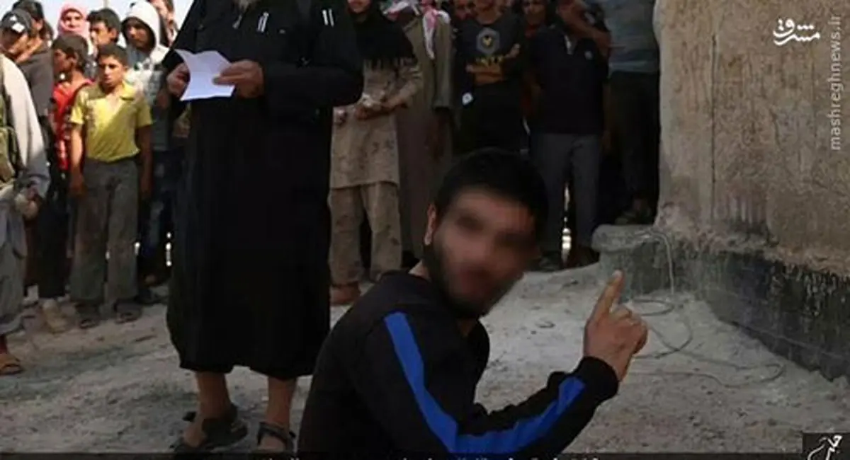 سنگسار جوان سوری توسط داعش