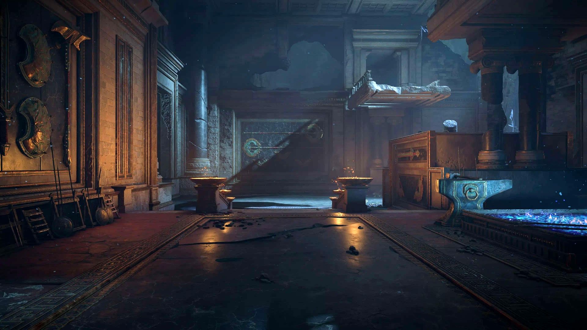 محیط بازی چندنفرهی God of War