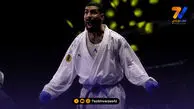 صالح اباذری و دستکش پرتاب‌شده به سمت تماشاگران در مسابقه جهانی