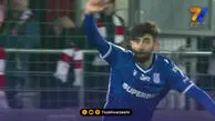نجات لخ پوزنان از شکست با گل علی قلی زاده