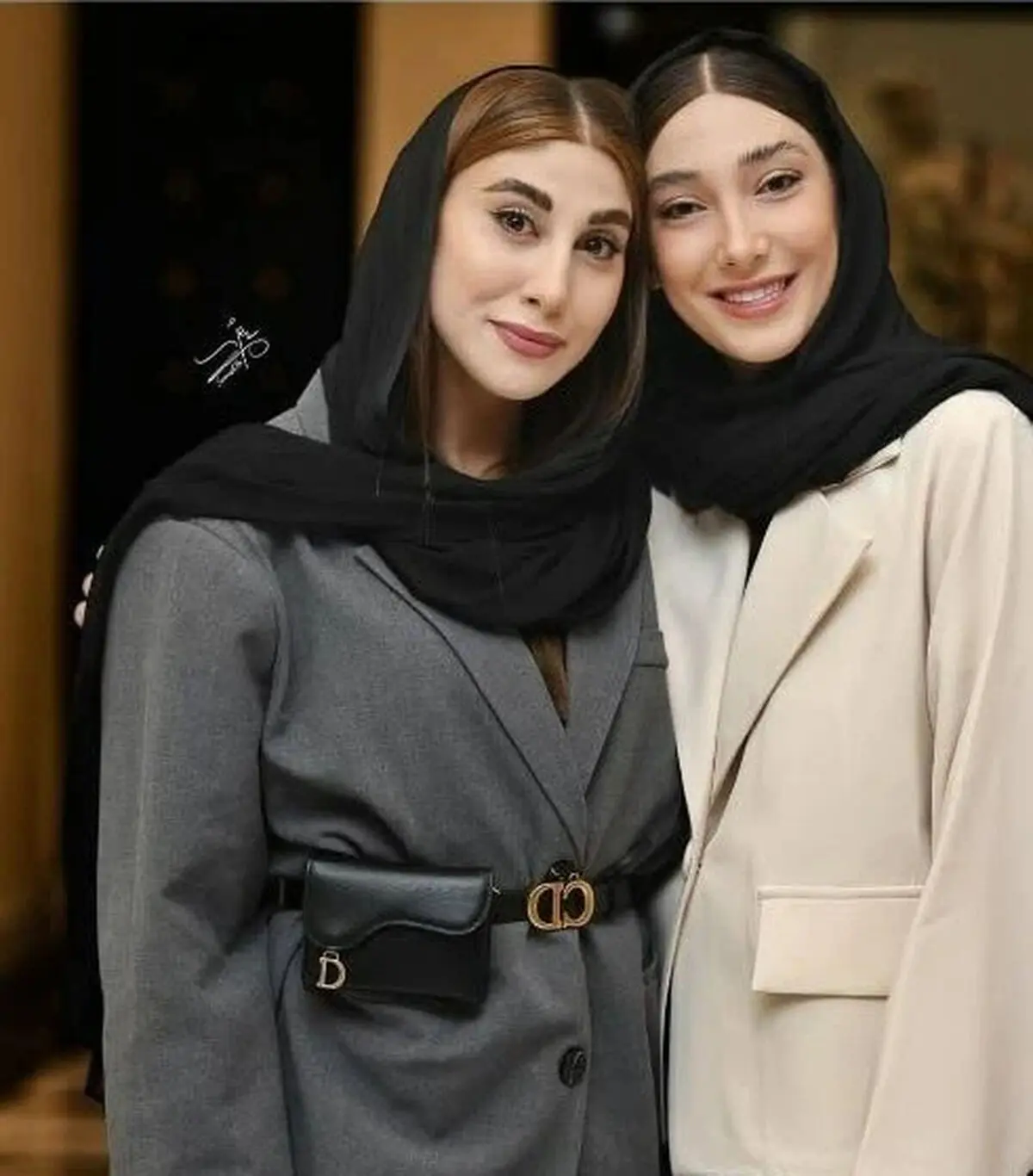 ناهید کیانی و مبینا نعمت زاده در مراسم تجلیل از بانوان قهرمان المپیک