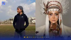 نگاه روز | حدیث فولادوند مدل یا بازیگر، نیلوفر یاوری تمرین در سرما