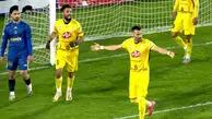گل سوم فجر به ملوان توسط فرشید اسماعیلی