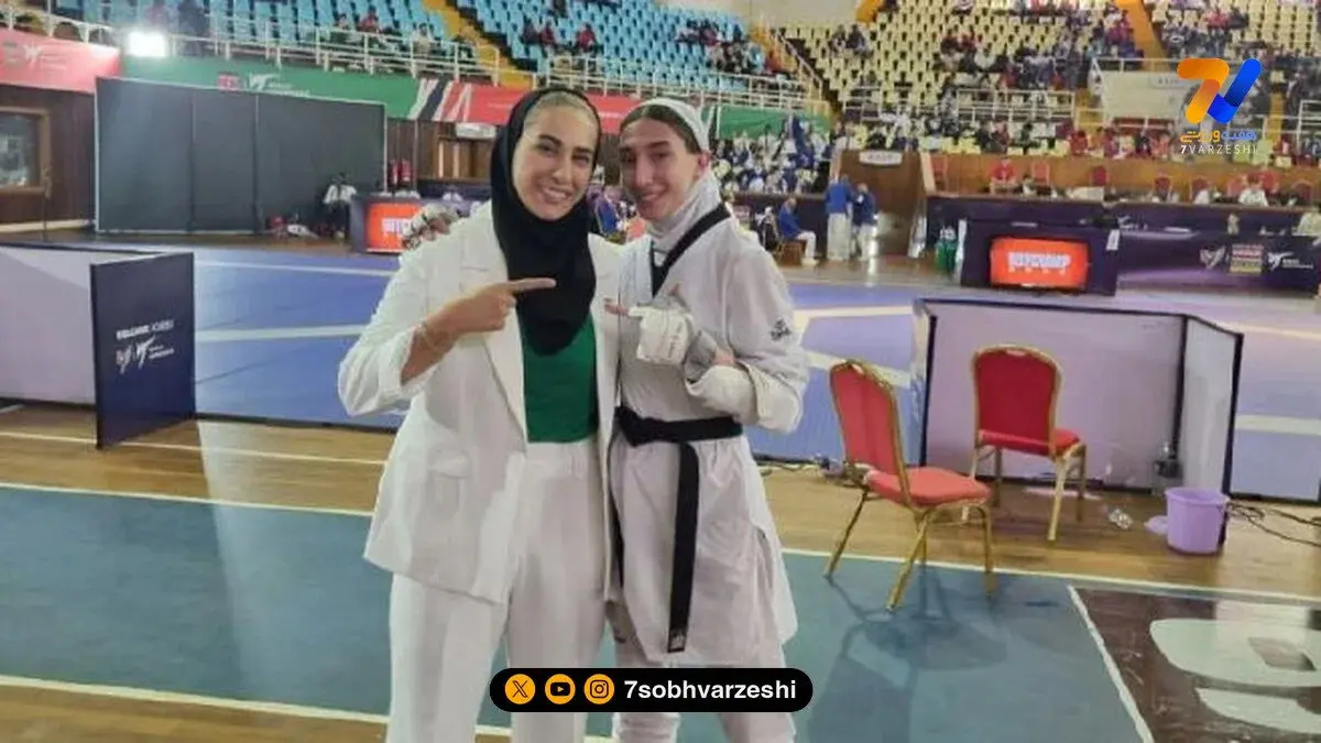 عکس | سجده شکر مبینا بعد از قهرمانی