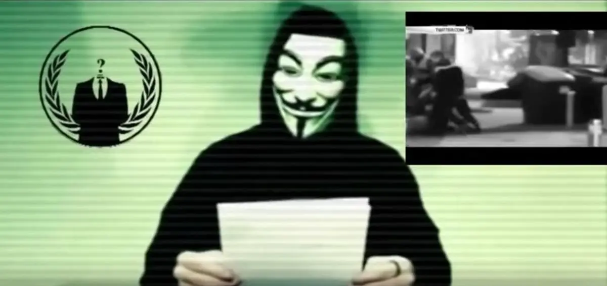 گروه هکری Anonymous به داعش اعلام جنگ می دهد