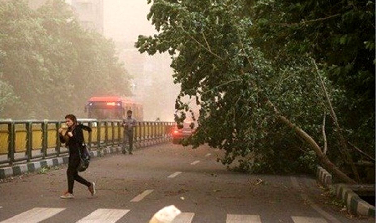 هشدار احتمال وقوع طوفان در تهران