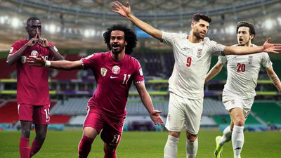گل اول قطر به ایران توسط پدرو میگل