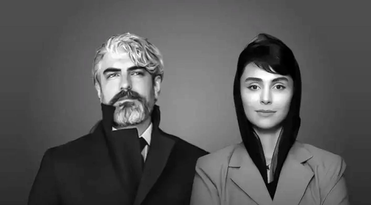 ایفای نقش مهدی پاکدل و لاله مرزبان در فیلم چشمهایش، به کارگردانی بهمن فرمان‌آرا
