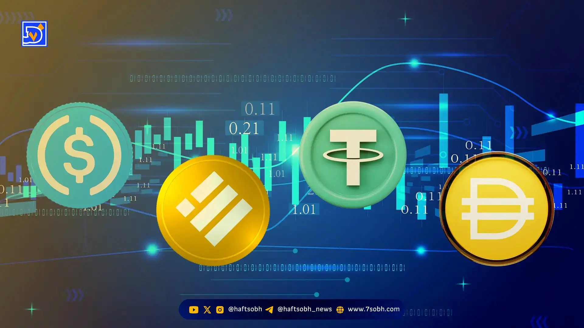 رشد انفجاری استیبل‌کوین‌ها: بیش از ۱٪ دلارهای آمریکا روی بلاک‌چین‌ است