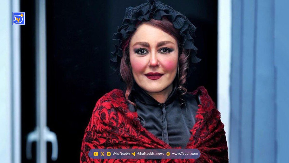 شقایق فراهانی با ترکیب رنگی قرمز و مشکی در جشن عکاسان سینما