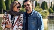 لوکیشن خاص و رمانتیک بابک جهانبخش، خواننده مشهور کنار همسرش + عکس